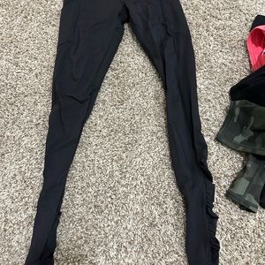 Black lululemon leggings (full length) Size 4